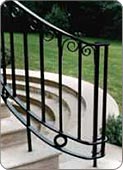 Metal handrailing wrought Ironworks