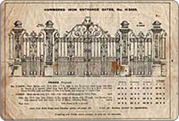 Reproduction Victorian Estate Entrance Gates